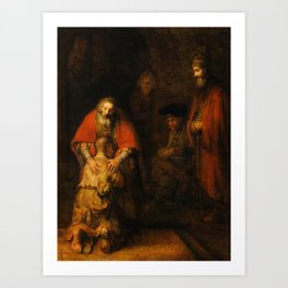 Return of the Prodigal Son, 1663-1665 by Rembrandt van Rijn Art Print