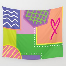 Party time abstract Wall Tapestry