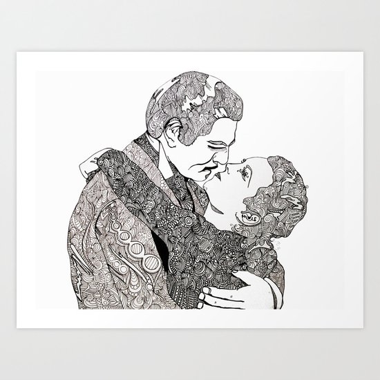Gone With The Wind Elaboration Art Print