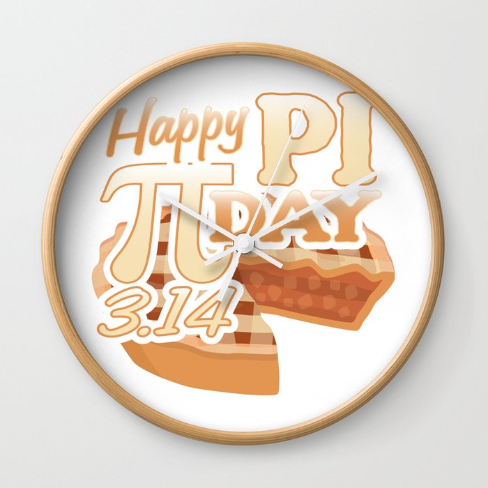 Pi Day 3.14 Number 3.14159265359... Math Geek Gift Wall Clock