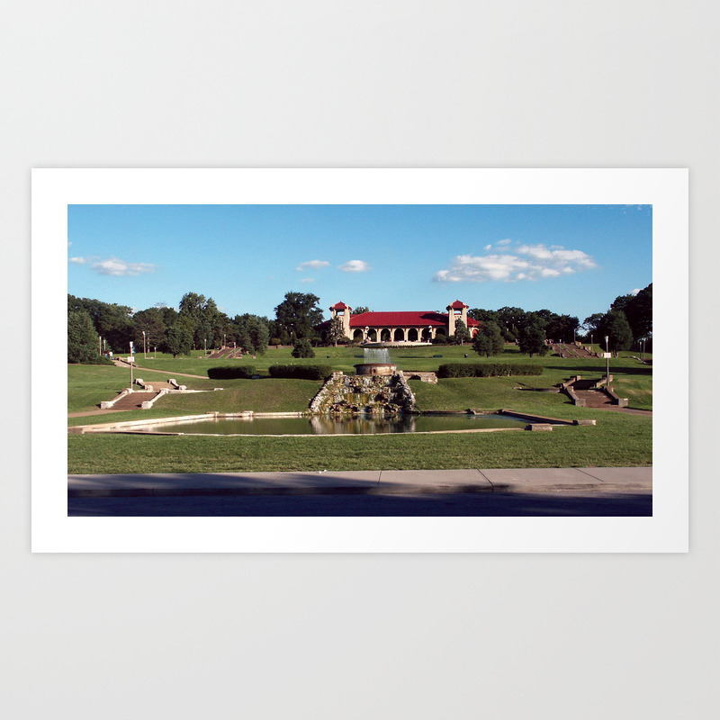 Worlds Fair Pavillion Forest Park St Louis Mo Art Print By Paulldischer Society6