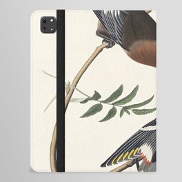 Bohemian Chatterer from Birds of America (1827) by John James Audubon iPad Folio Case