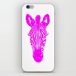 Pink Zebra iPhone Skin