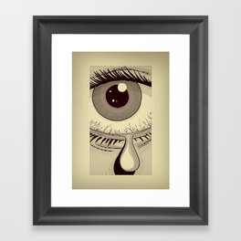 Eye Framed Art Print