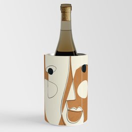 Abstract Face 02 Wine Chiller