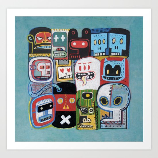 Instant drôlatique 3 Art Print