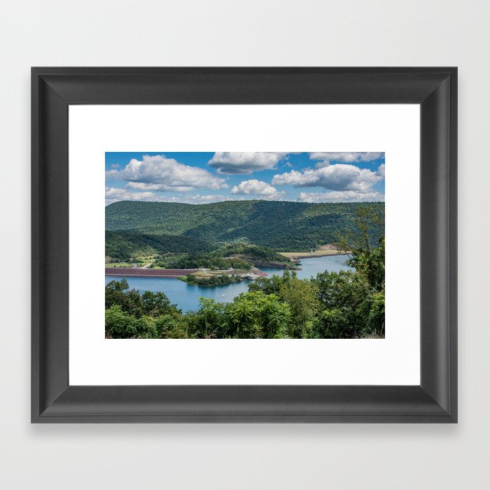 Raystown Lake Dam Framed Art Print
