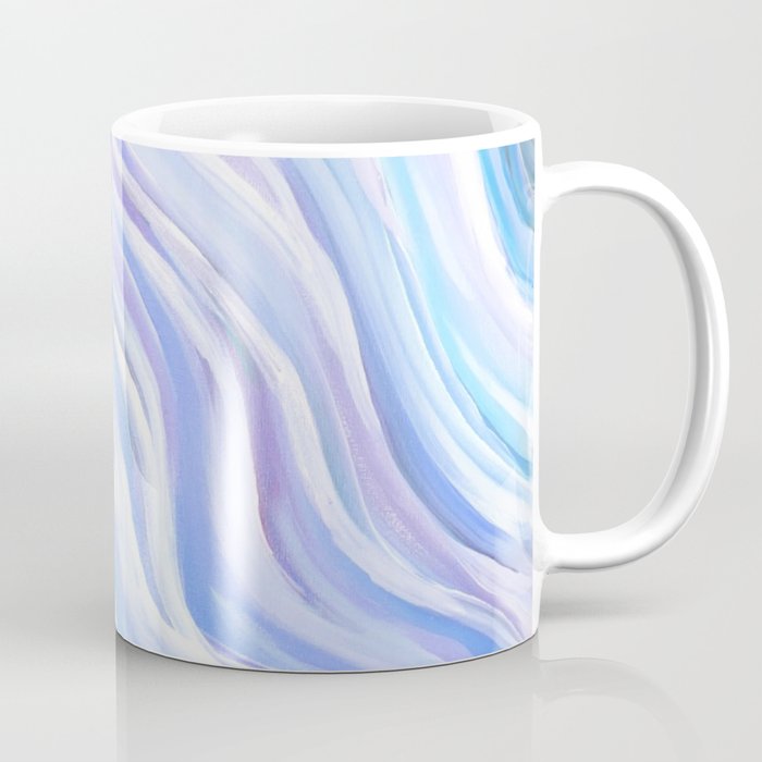 Swirly, Intuitive Abstract Art made with Acrylic Paint. Dream art. Flow Coffee Mug