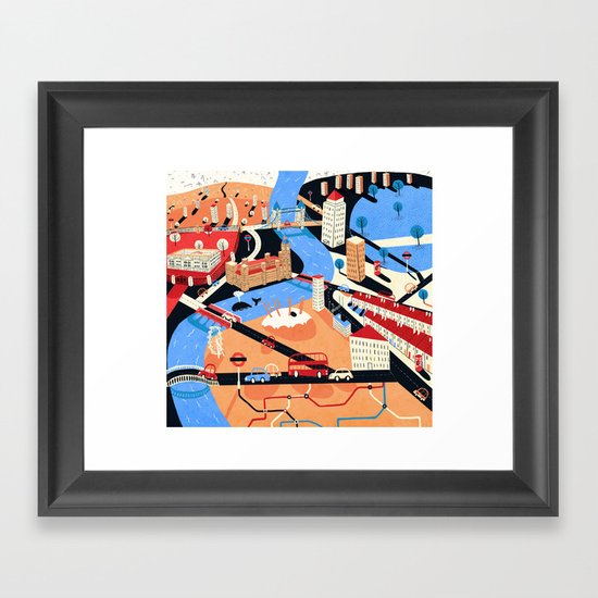 London Framed Art Print