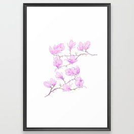 Magnolias Framed Art Print
