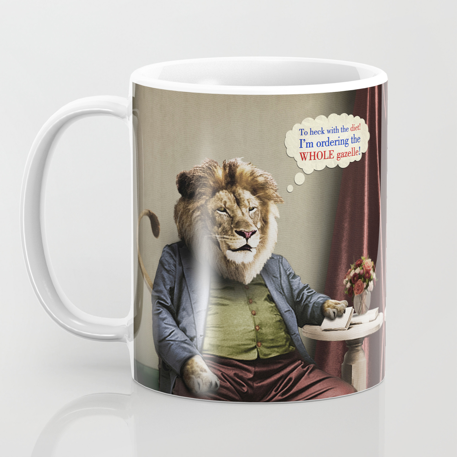 Hungry Lion Coffee Mug