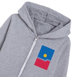 flag of sioux falls Kids Zip Hoodie