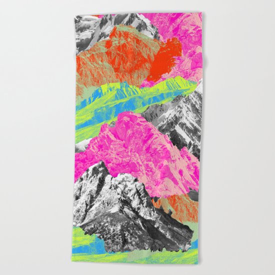 Lollipop slopes Beach Towel