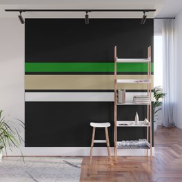 TEAM COLORS 2 GOLD GREEN Wall Mural