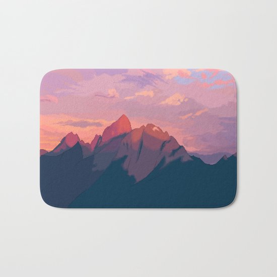 Sunset Hues Bath Mat