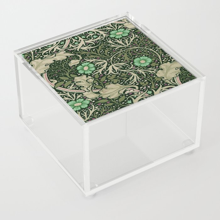 William Morris floral Acrylic Box