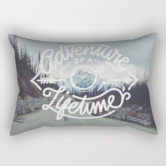 Adventure of a lifetime Rectangular Pillow