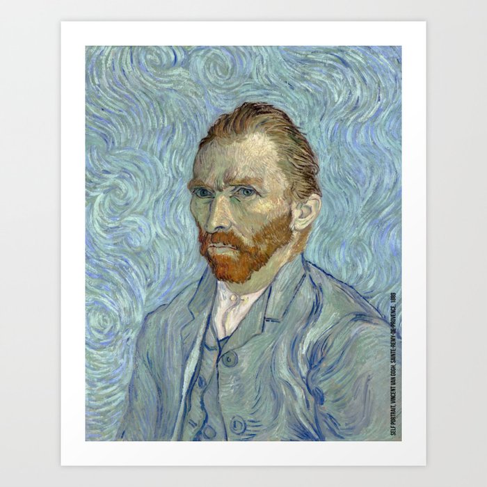 Van Gogh Self Portrait Art Print