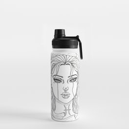 Pisces - Zodiac Girl Drawing Water Bottle