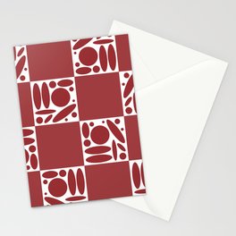 Geometric modern shapes 13 Stationery Card