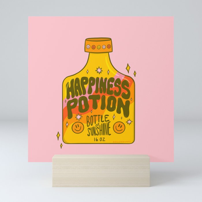 Happiness Potion Mini Art Print