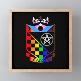 Cabot LGBTQIA+ Pride Framed Mini Art Print