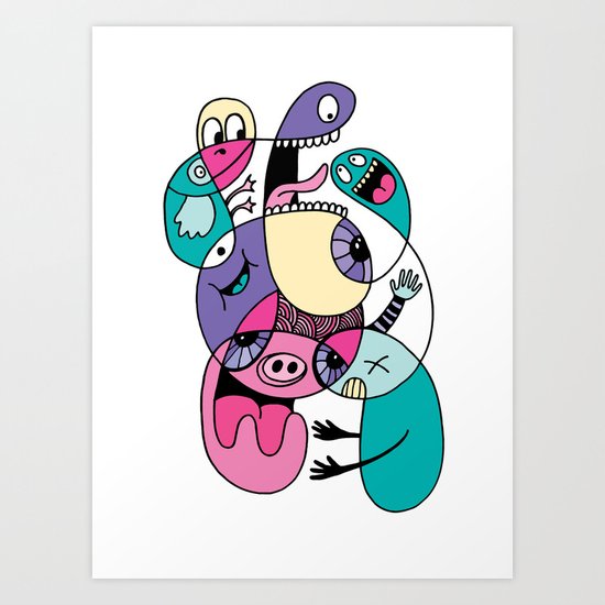 Piggly Wiggly Art Print