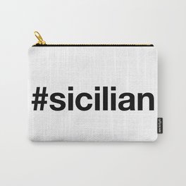 SICILIAN Sicily Hashtag Carry-All Pouch