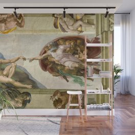 Michelangelo Buonarroti "Creation of Adam" (1) Wall Mural