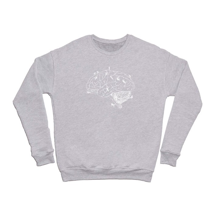 Climbing On The Brain Crewneck Sweatshirt