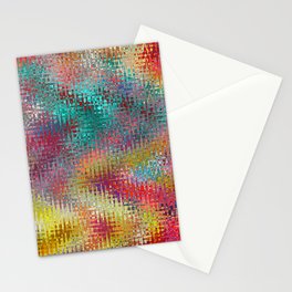 Surrealistic Color Abstract #5 Stationery Card