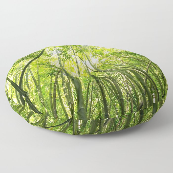 Maui Bamboo Forest Floor Pillow