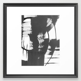 Black and white gallery wall art Framed Art Print