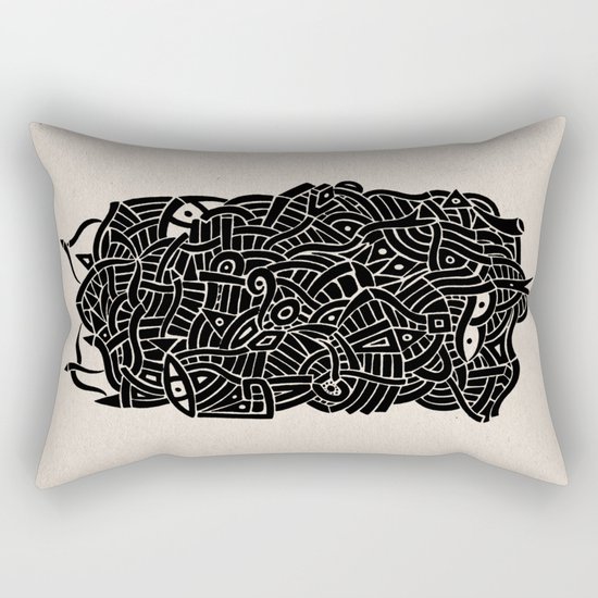 - nudity - Rectangular Pillow