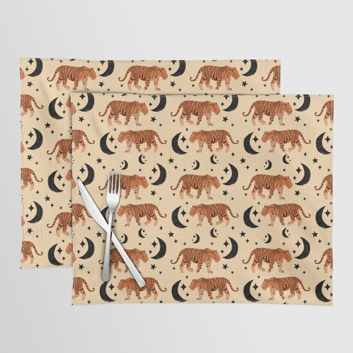 Tiger Moon Pearl Placemat