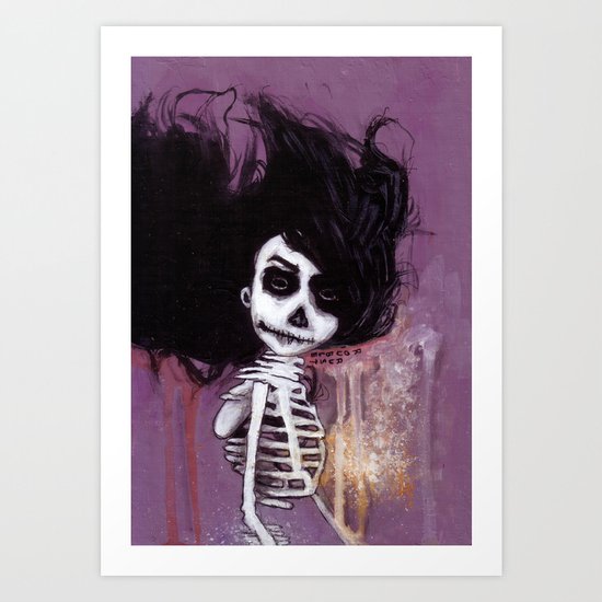 骸骨 参 Art Print