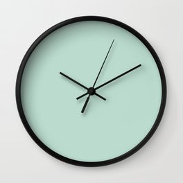 Duck Egg Solid Color Wall Clock