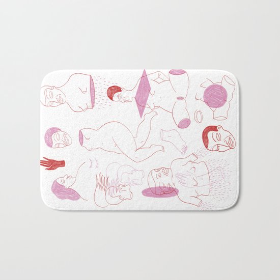 Pink Bath Mat
