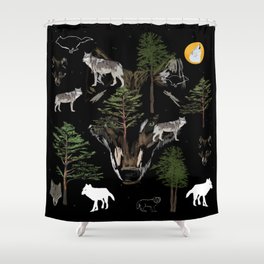 Wolf Dream  Shower Curtain