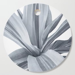 Grey Leaves Cutting Board