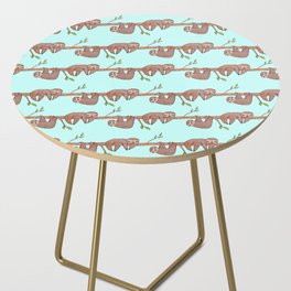 Lazy Baby Sloth Pattern Side Table