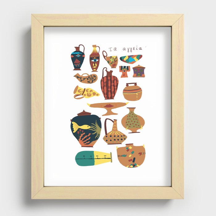 Ceramics Lover Collection Recessed Framed Print