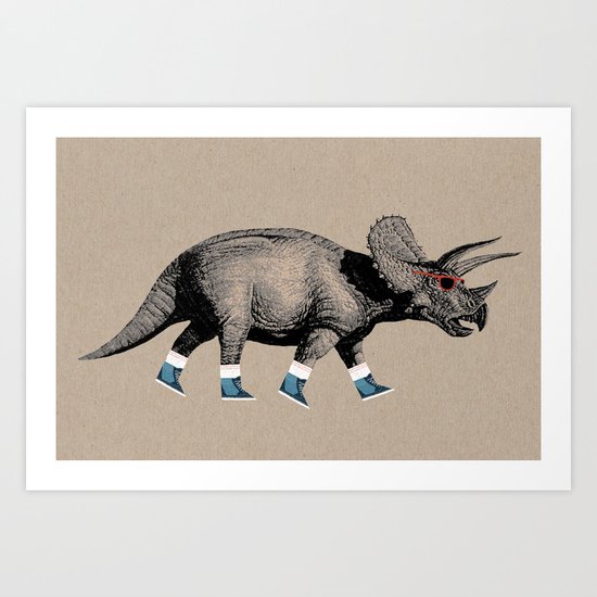 Triceratops Art Print