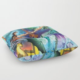 Wings-Of-Fire all dragon Floor Pillow