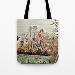 Autumn Field & Woods - SW Virginia  Tote Bag