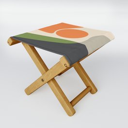 "All Kinds" Triptych 1 of 3  Folding Stool