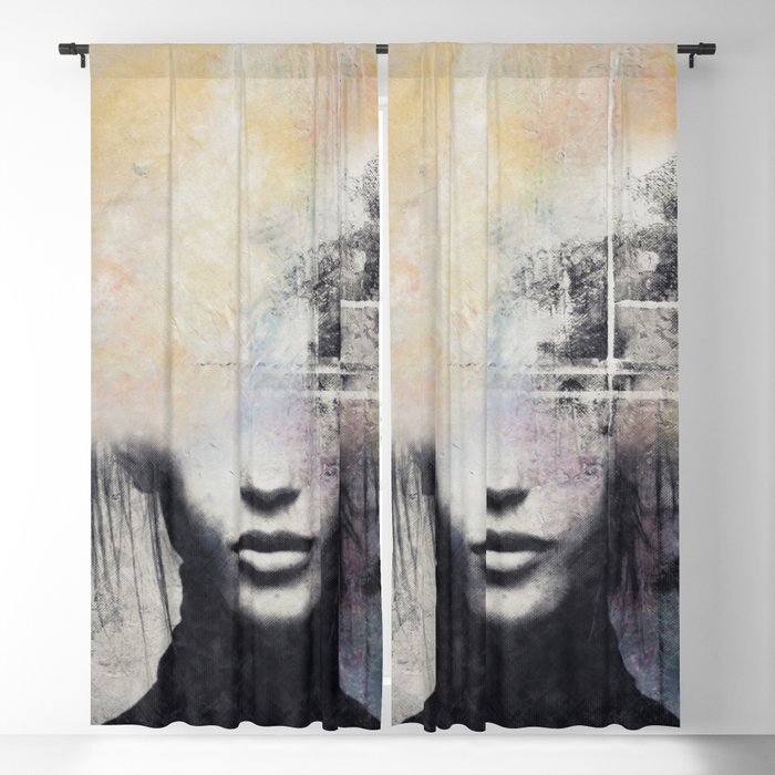 The concept of beauty... Blackout Curtain