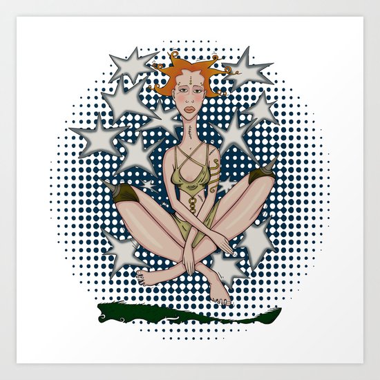 the night Art Print