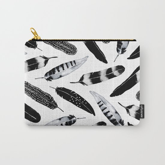 Frozen Feather Carry-All Pouch