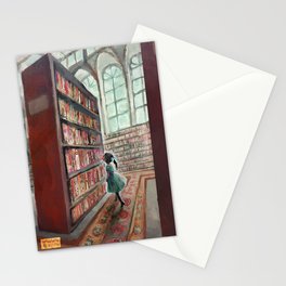 Exploring the Library Stationery Card